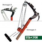 STAFOR 742 Svettatoio telescopico versatile per asta