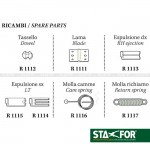 Ricambi innestatrice da banco STAFOR 80