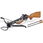 Fucile Balestra 150 LBS calcio in legno - 2 dardi
